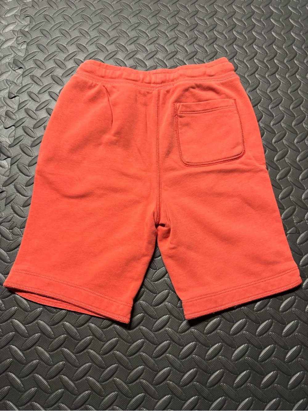 GAP Kids Orange/Coral Fleece Sweat Shorts Boys Size M (8) Drawstring Lounge - Picture 8 of 8